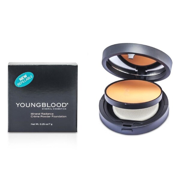 Youngblood Mineral Radiance Creme Powder Foundation - # Rose Beige 7g/0.25oz Rose Beige / 7g/0.25oz