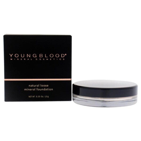 Natural Loose Mineral Foundation - Cool Beige by Youngblood for Women - 0.35 oz Foundation 0.35 oz