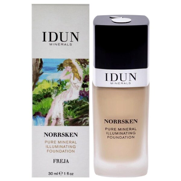 Norrsken Foundation - 206 Freja Warm Light by Idun Minerals for Women - 1 oz Foundation 1 oz
