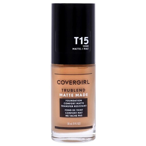 TruBlend Matte Made Foundation - T15 Golden Honey by CoverGirl for Women - 1 oz Foundation 1 oz