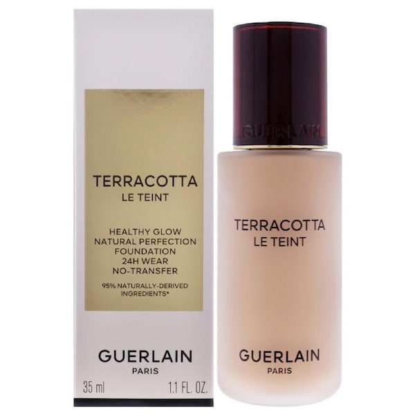 Terracotta Le Teint 24H Wear No-Transfer Foundation - 3N Neutral by Guerlain for Women - 1.1 oz Foundation 1.1 oz