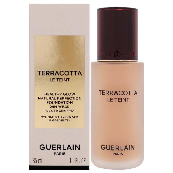 Terracotta Le Teint 24H Wear No-Transfer Foundation - 4N Neutral by Guerlain for Women - 1.1 oz Foundation 1.1 oz