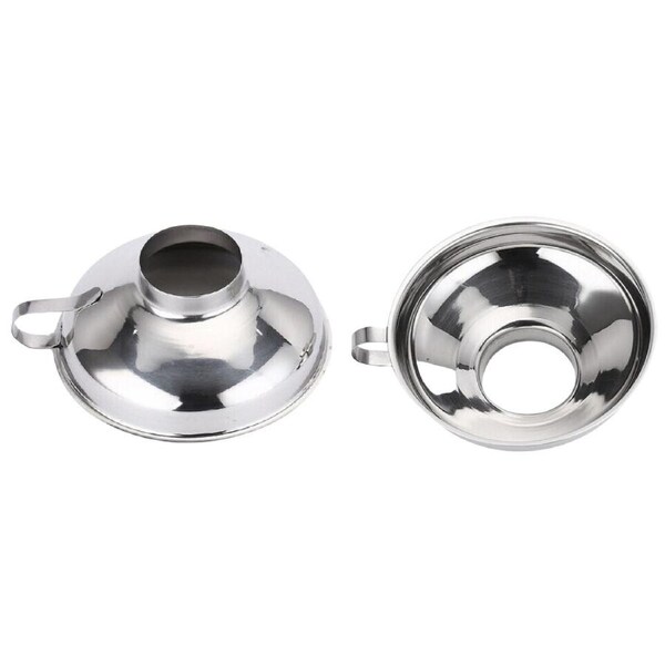 Wide Mouth Stainless Steel Funnel 2 Big