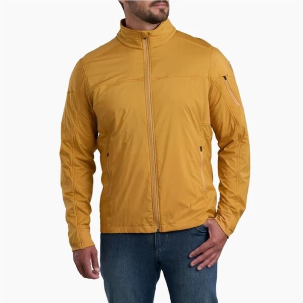 Kuhl The One Mens Jacket Lightweight Windproof Warm in Fools Gold XXL