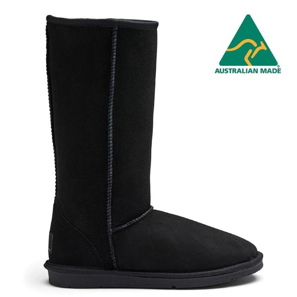 Long Classic Tall Ugg Boots Black / US WOMEN 8 / US MEN 7 / AU LADIES 8 / AU MEN 6 / EU 39 / UK 6