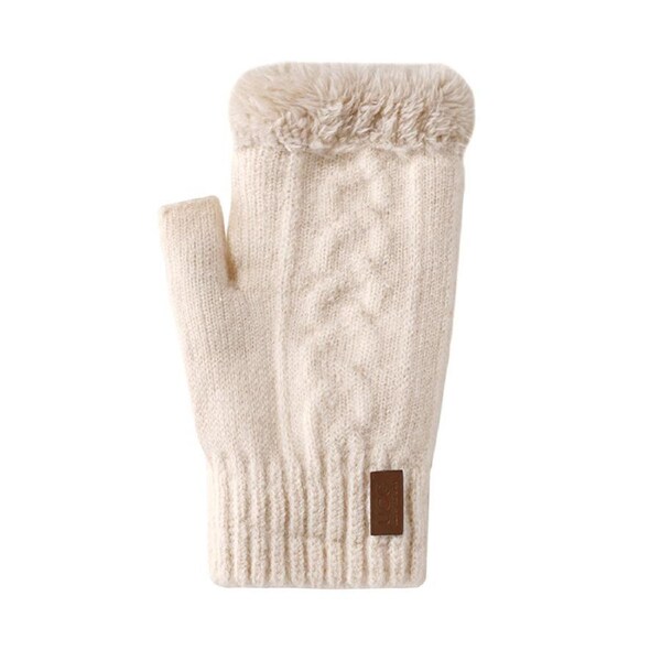 Platinum Fingerless Gloves Uggs Sand