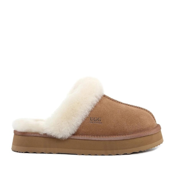 Women's Rise Scuff Uggs Chestnut / L(39/40)