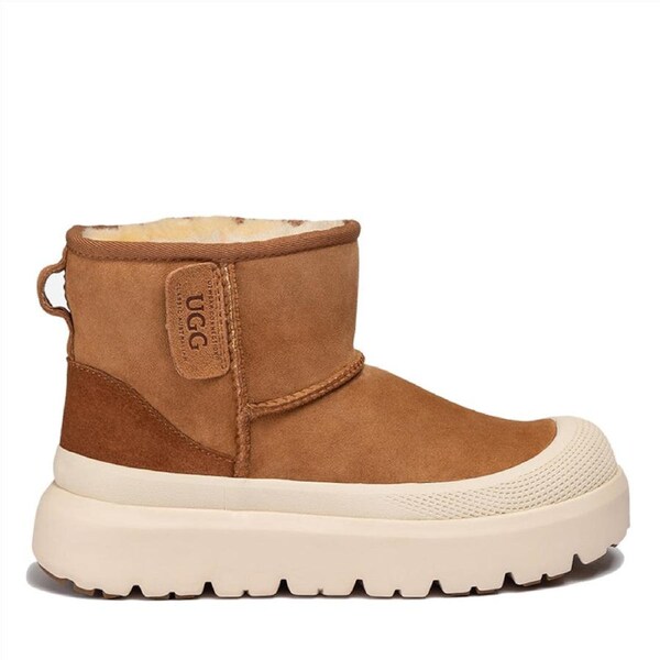 UGG Ultimate Ankle Platform Boots Chestnut / White / US WOMEN 7 / US MEN 6 / AU LADIES 7 / AU MEN 5 / EU 37 / UK 5