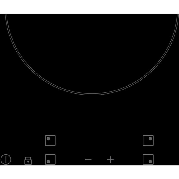 Chef 60cm 4 Zone Black Ceramic Glass Electric Cooktop CHC644BC 60cm