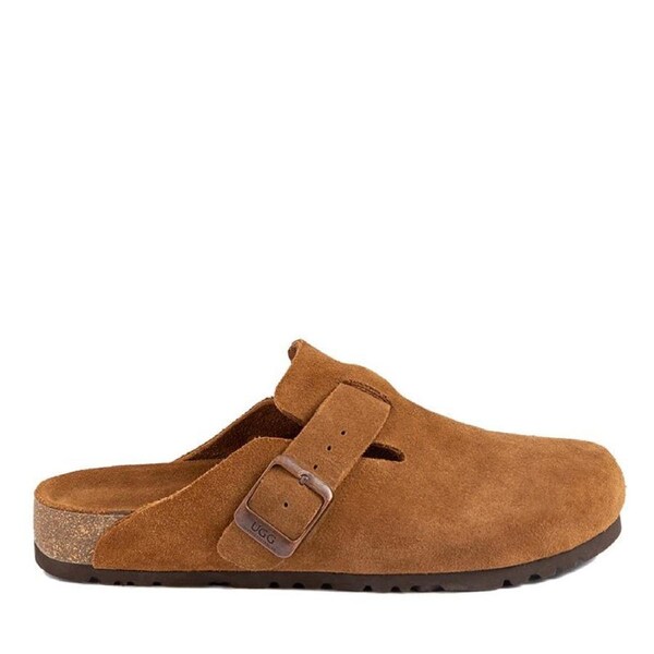 UGG Slip-on Flat Sandals Chestnut / US WOMEN 11 / US MEN 10 / AU LADIES 11 / AU MEN 9 / EU 41 / UK 9
