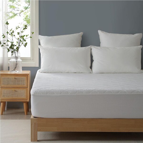 Dreamaker Tencel Mattress Protector (Single, Double, Queen, King, King Single, Super King, Cot) Double