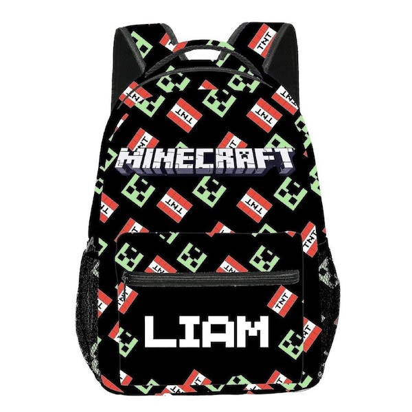 Minecraft Primary And Secondary School Students' Schoolbags Children'S Backpacks Backpacks For Primary School Students B