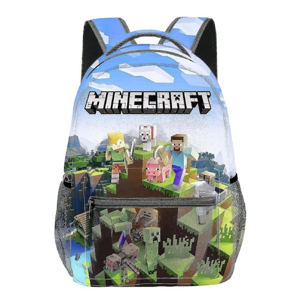 Minecraft Primary And Secondary School Students' Schoolbags Children'S Backpacks Backpacks For Primary School Students E