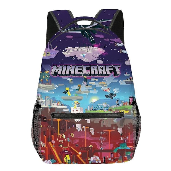 Minecraft Primary And Secondary School Students' Schoolbags Children'S Backpacks Backpacks For Primary School Students H