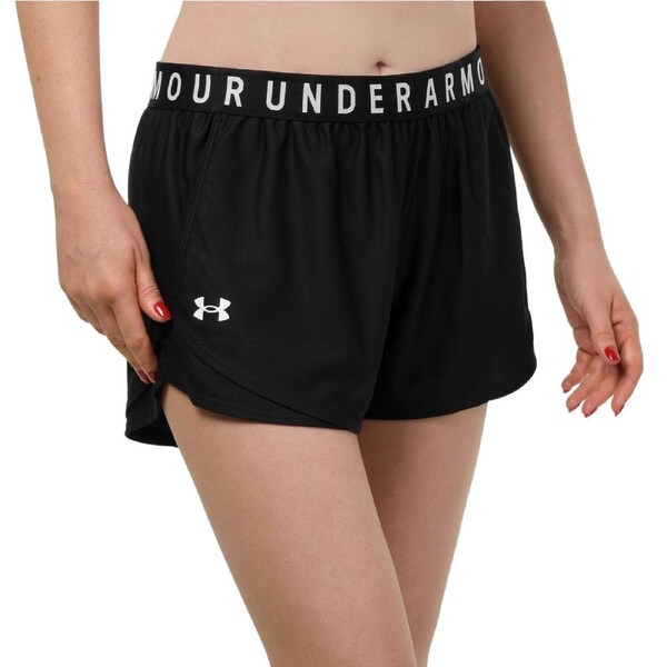 Under Armour Women's Play Up Shorts 3.0 Black/Black/White S