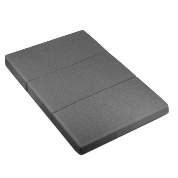 Giselle Bedding Foldable Mattress Folding Foam Camping Bed Single Double Queen Model 1-Grey (Double)
