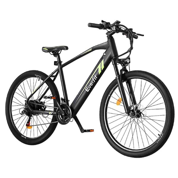 Everfit Electric Bike Commuter Mountain Bicycle eBike 36V Battery 250W 27.5?BLACK -250W