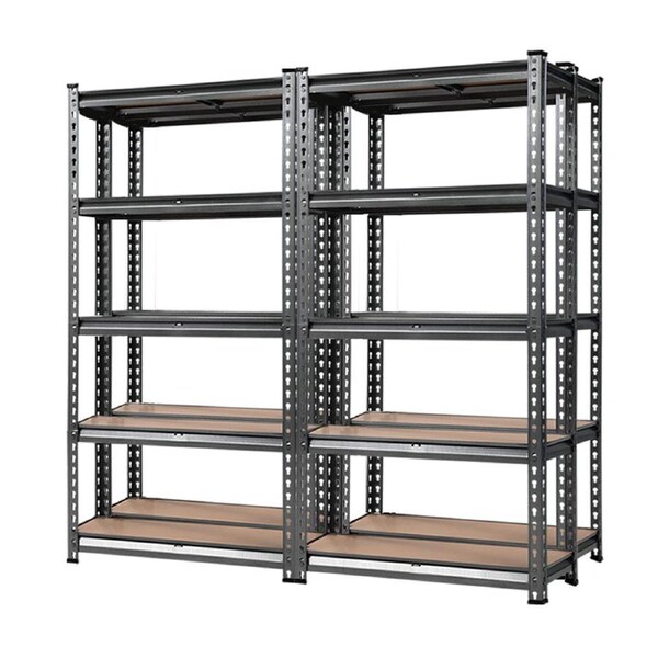 Giantz 1.5M Warehouse Shelving Garage Storage Shelves Racking Steel Charcoal 4