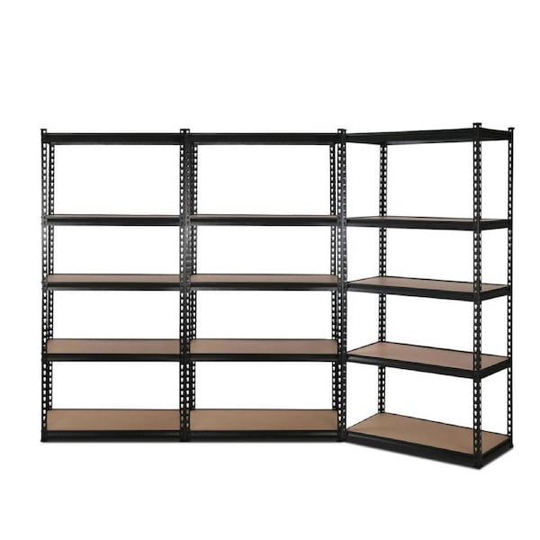 Giantz 1.5M Warehouse Shelving Garage Storage Shelves Racking Steel 1 to 5 Unit 3