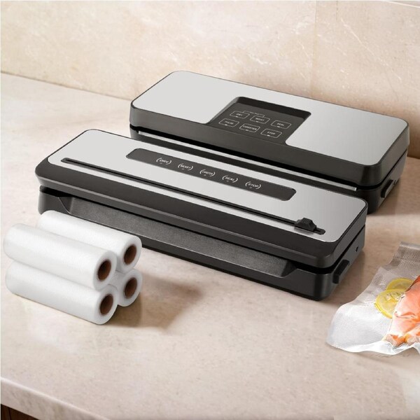 Devanti Food Vacuum Sealer Machine Fresh Storage Sealing Cutter Bags 15/28cm 4 Rolls Sealer bags 30cm Sealer Machine