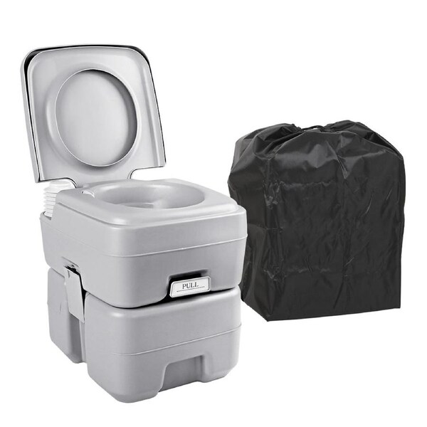 Weisshorn 20L Portable Camping Toilet Outdoor Potty Caravan Travel With Bag 20L Toliet with Bag
