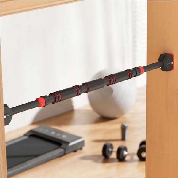 Everfit Pull Up Bar Doorway Chin Up Horizontal Bars Home Gym Workout S/M/L S - 70-95cm