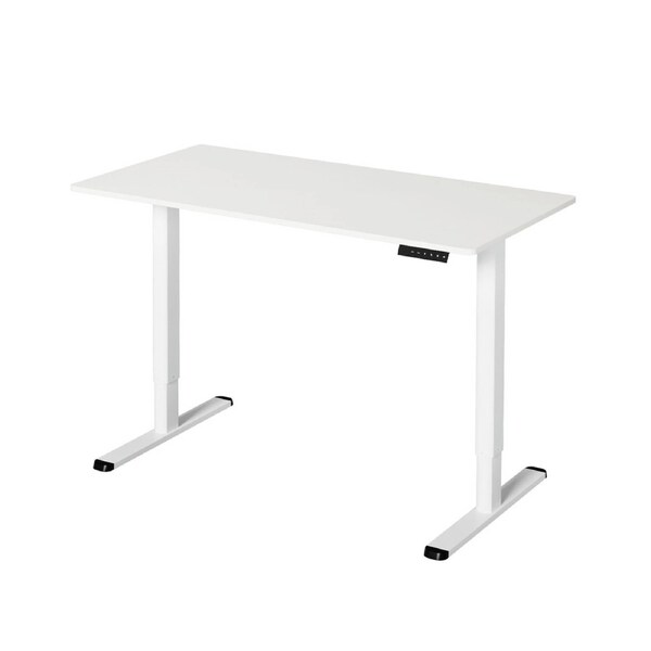 Artiss Electric Standing Desk Sit Stand Up Desks w/Drawers Shelf 120cm White Desk only
