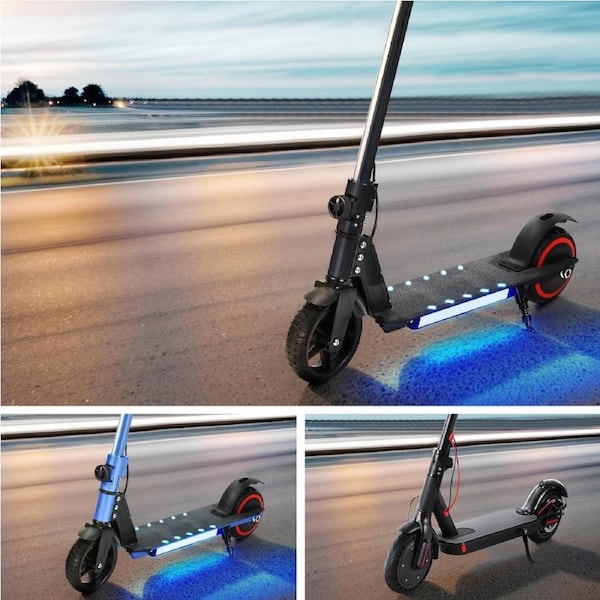 Electric Scooter Folding Portable Riding For Adults Commuter Commuter Black 500W