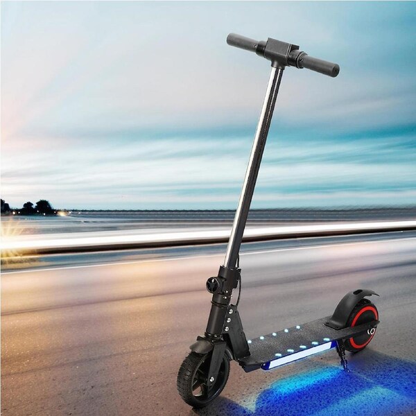 Electric Scooter Folding Portable Riding For Adults Commuter Commuter Black 130W