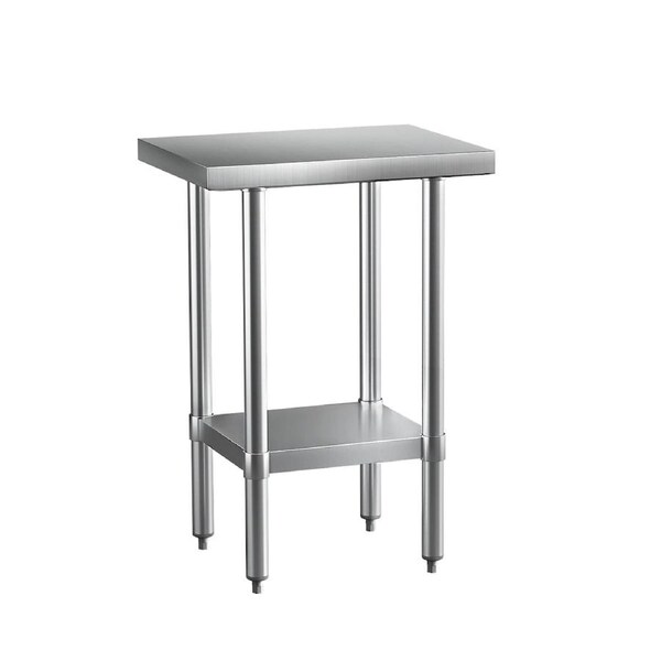 Cefito 430 Stainless Steel Kitchen Benches Work Bench Food Prep Table w/ Wheels Model 5 : 610*457mm