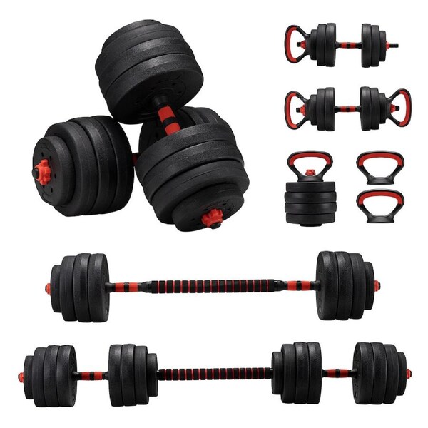 ProPulse Adjustable Dumbbell Barbell Set Home Weights Exercise 15/20/25/40KG 40KG
