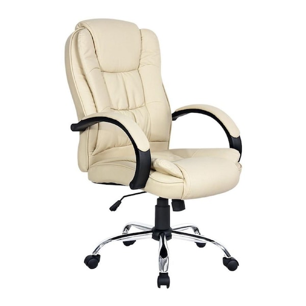 Artiss Executive Office Chair Computer Gaming Chairs PU Leather Tilt Black