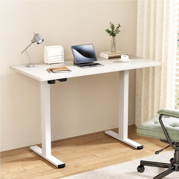 Artiss Electric Standing Desk Motorised Sit Stand Desks Computer Table 120/140CM 140cm Black desktop