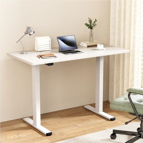 Artiss Standing Desk Motorised Dual Motor 120CM Black 140cm White desktop