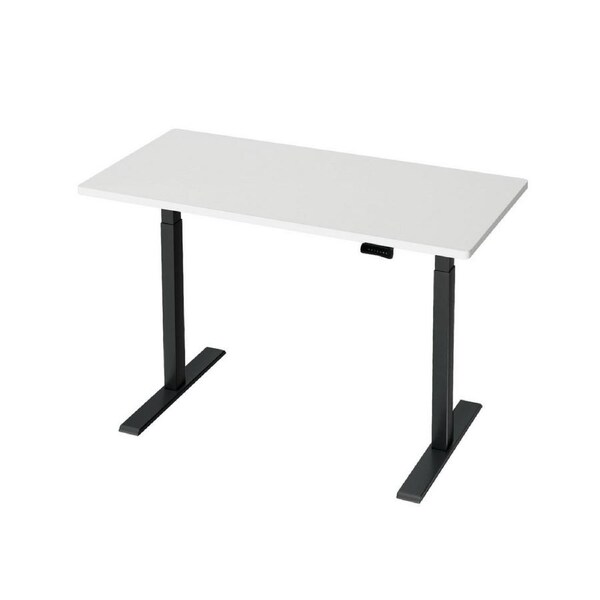 Artiss Electric Standing Desk Dual Motor Sit Stand Computer Desks 120/140CM 120cm White desktop