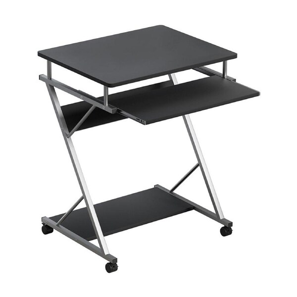 Artiss Computer Desk Laptop Desks Keyboard Tray Shelf Home Office Table 60CM Black