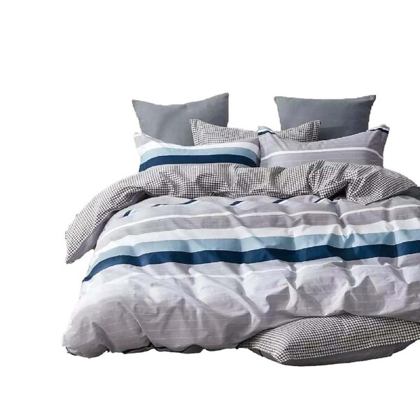 All Size Bed Doona Quilt Duvet Cover Set Blue Mind Queen