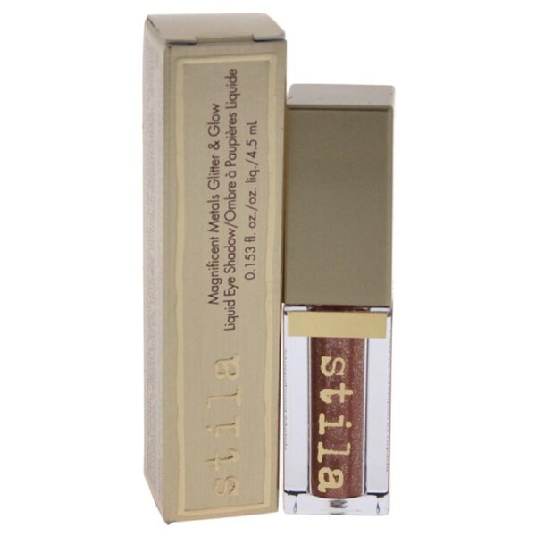 Glitter and Glow Liquid Eye Shadow - Rose Gold Retro by Stila for Women - 0.153 oz Eye Shadow 0.153 oz