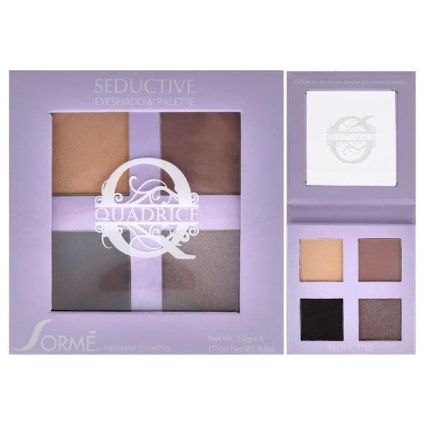 Quadrice Eyeshadow Palette - Seductive by Sorme Cosmetics for Women - 0.16 oz Eye Shadow 0.16 oz