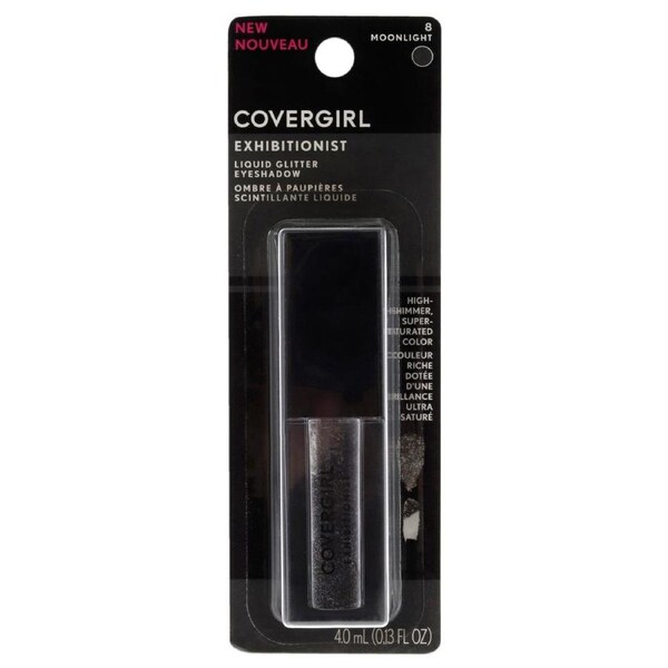Exhibitionist Liquid Glitter Eyeshadow - 8 Moonlight by CoverGirl for Women - 0.13 oz Eye Shadow 0.13 oz