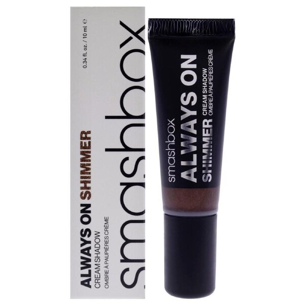 Always On Shimmer Cream Eye Shadow - Bronze by SmashBox for Women - 0.34 oz Eye Shadow 0.34 oz