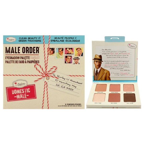 Male Order Domestic Eyeshadow Palette by the Balm for Women - 0.46 oz Eye Shadow 0.46 oz