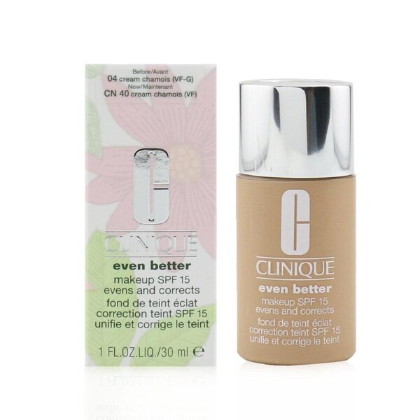 Clinique Even Better Makeup SPF15 (Dry Combination to Combination Oily) - No. 04/ CN40 Cream Chamois 30ml/1oz No. 04/ CN40 Cream Chamois / 30ml/1oz