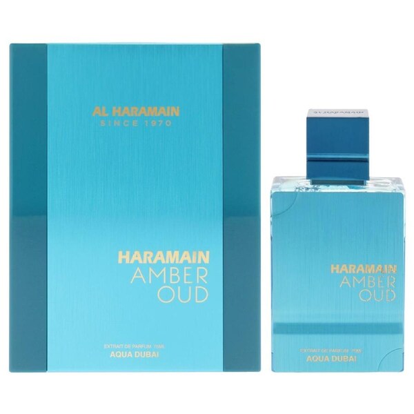 Amber Oud - Aqua Dubai Edition by Al Haramain for Unisex - 2.53 oz Extrait De Parfum Spray 2.53 oz