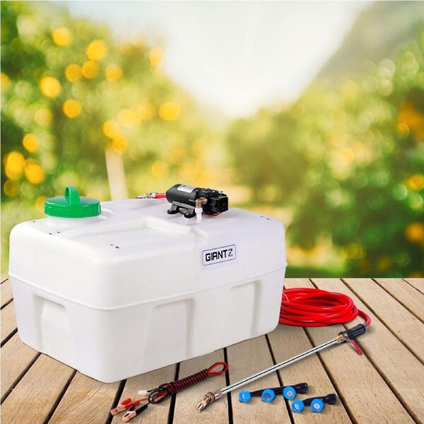 Giantz Weed Sprayer Spot Spray ATV Garden Farm 12V Pump Trailer 1.5m 3m Boom 50L