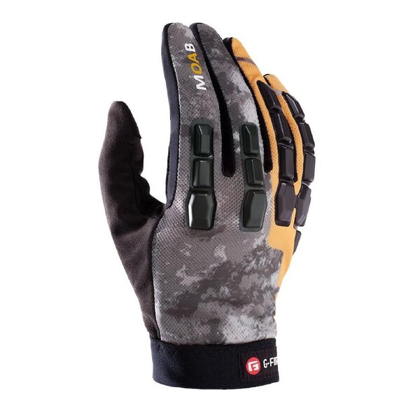 G-Form Moab Mountain Bike Trail Glove/Mitts Protective Gear Grey/Sunburst 2XL