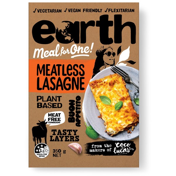 Earth Plant Based Meat Free Lasagne 350g