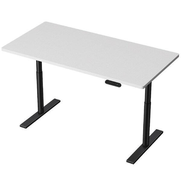 Artiss Electric Standing Desk Sit Stand Computer Table Dual Motor 120/140CM 140cm White desktop