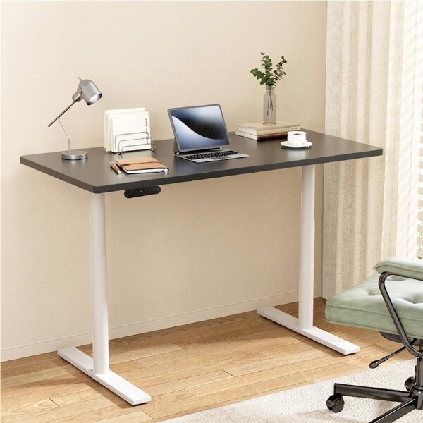 Artiss Electric Standing Desk Sit Stand Computer Table Dual Motor 120/140CM 140cm Black desktop