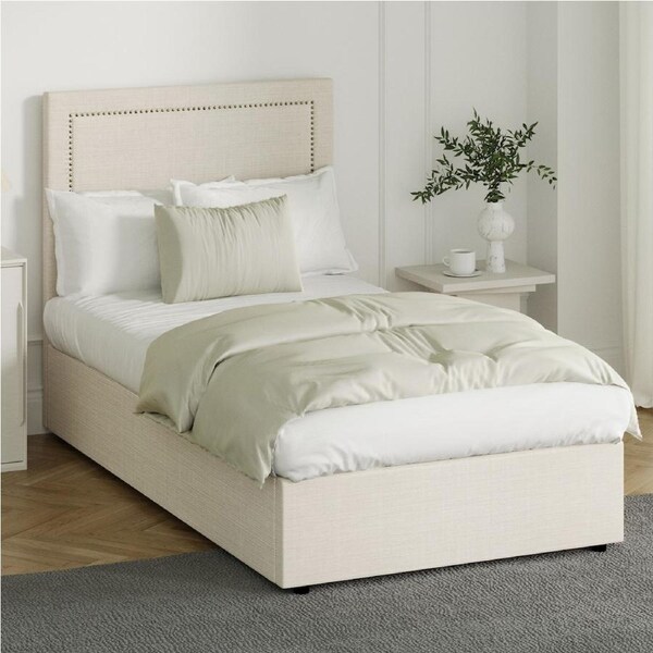 Oikiture Bed Frame Queen Double King Single With Gas Lift Storage Base ADI King Single